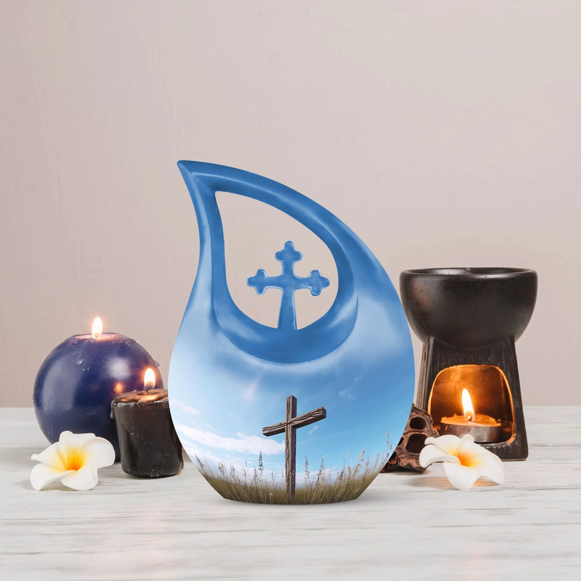 Heavenly Jesus Christ Urn containers to hold cremated ashes