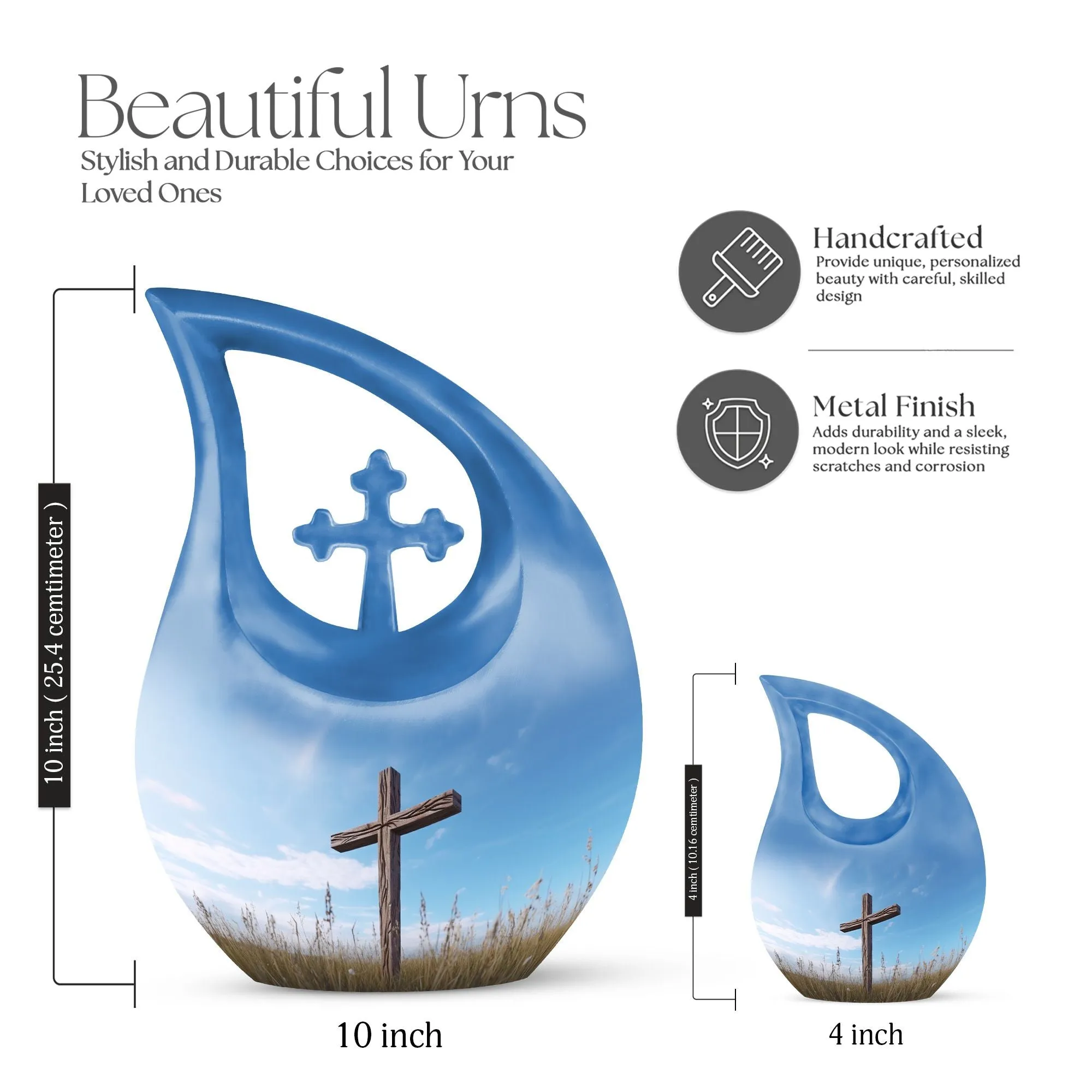 Heavenly Jesus Christ Urn containers to hold cremated ashes