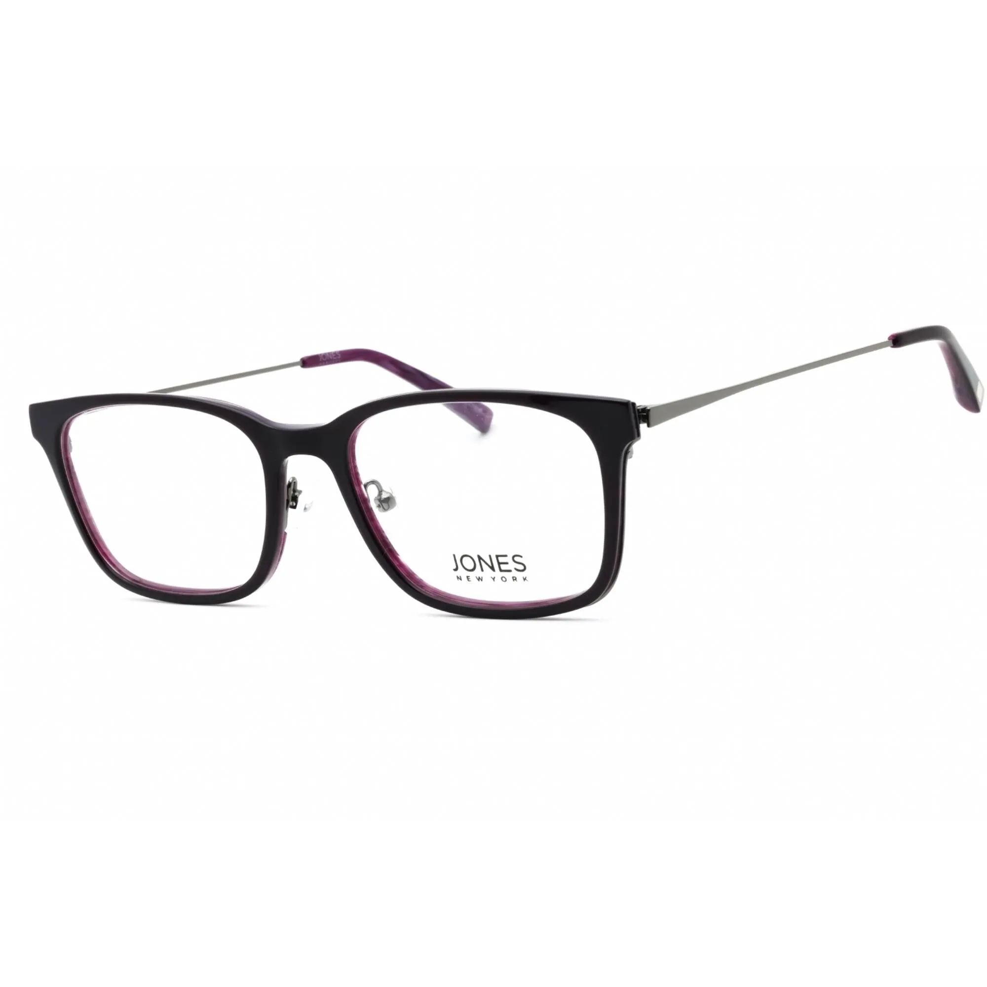 Jones New York Women's Eyeglasses - Purple Acetate Square Full Rim Frame | J773 0PUR