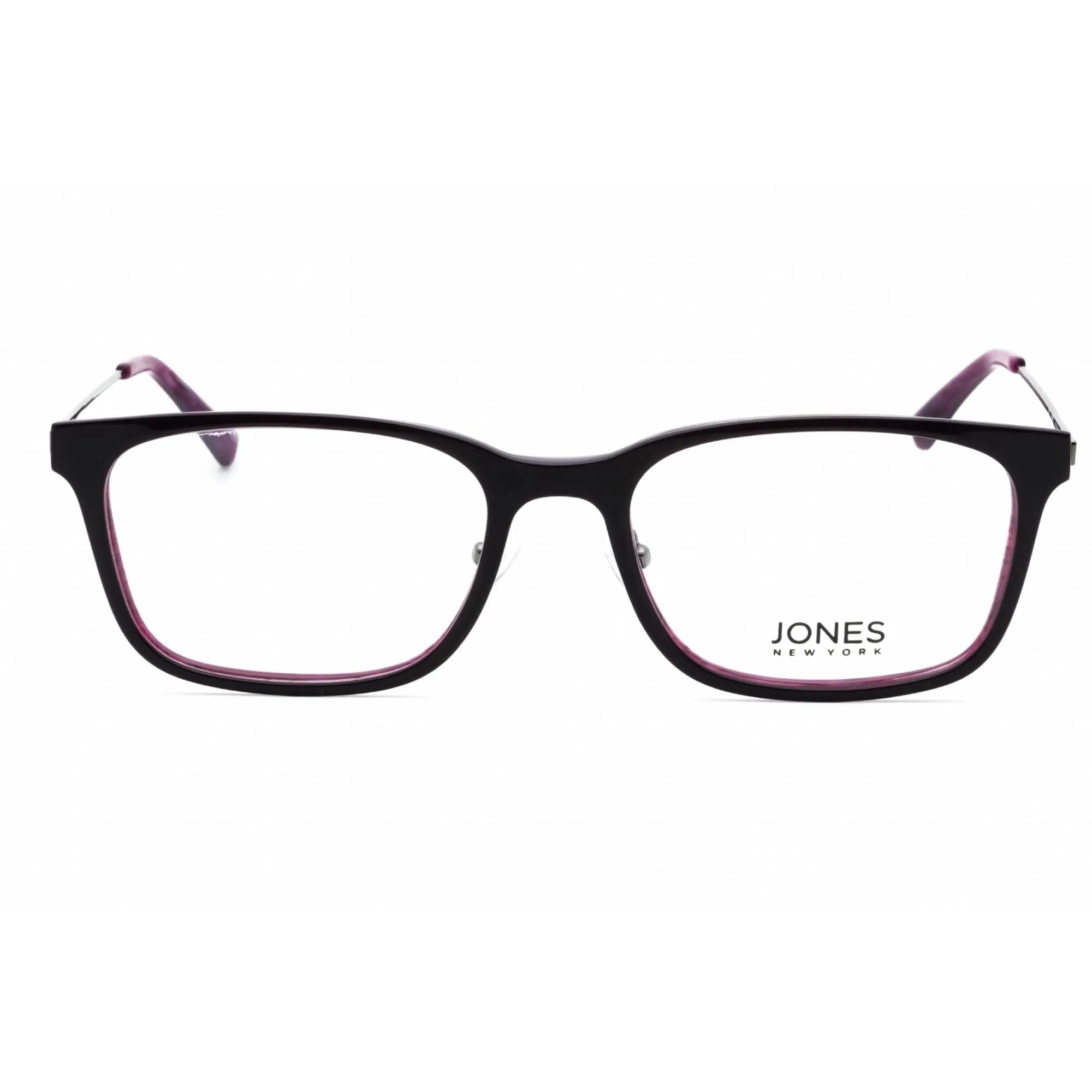 Jones New York Women's Eyeglasses - Purple Acetate Square Full Rim Frame | J773 0PUR