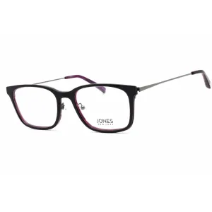 Jones New York Women's Eyeglasses - Purple Acetate Square Full Rim Frame | J773 0PUR