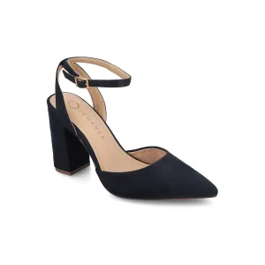 Journee Collection Womens Tyyra Block Heel Pumps - NAVY 9 MEDIUM
