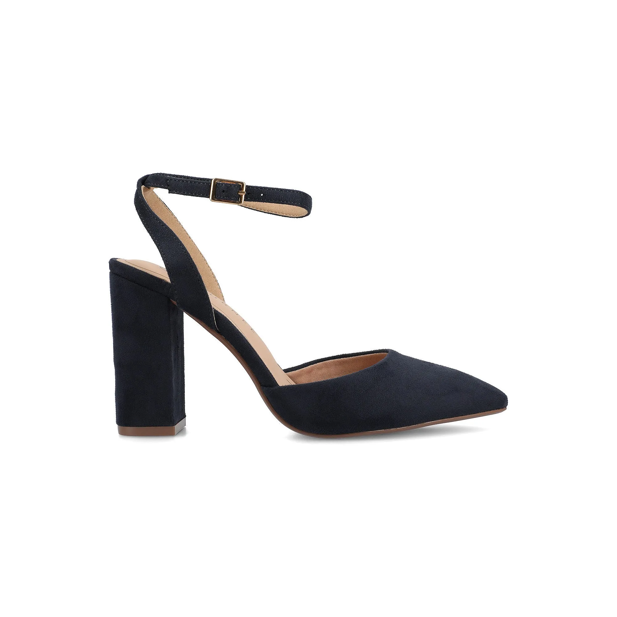 Journee Collection Womens Tyyra Block Heel Pumps - NAVY 9 MEDIUM