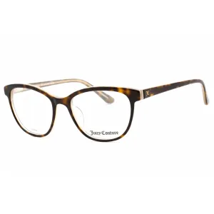 Juicy Couture Women's Eyeglasses - Havana Cat Eye Full Rim Frame | JU 197 0086 00