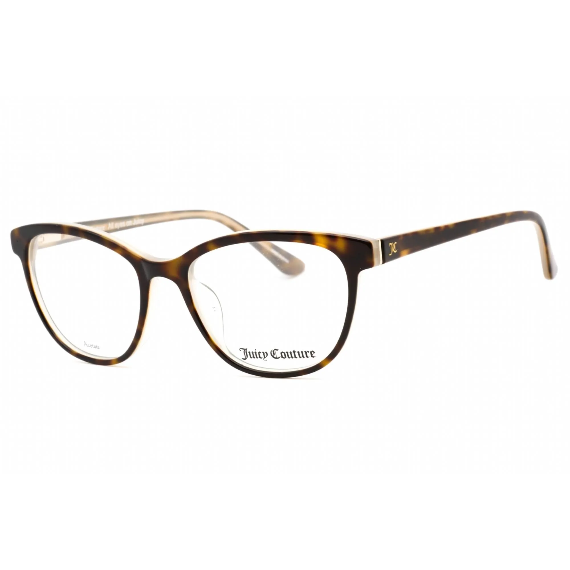 Juicy Couture Women's Eyeglasses - Havana Cat Eye Full Rim Frame | JU 197 0086 00