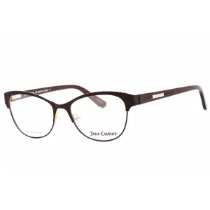 Juicy Couture Women's Eyeglasses - Matte Brown Metal Cat Eye Frame | JU 216/G 0YZ4 00