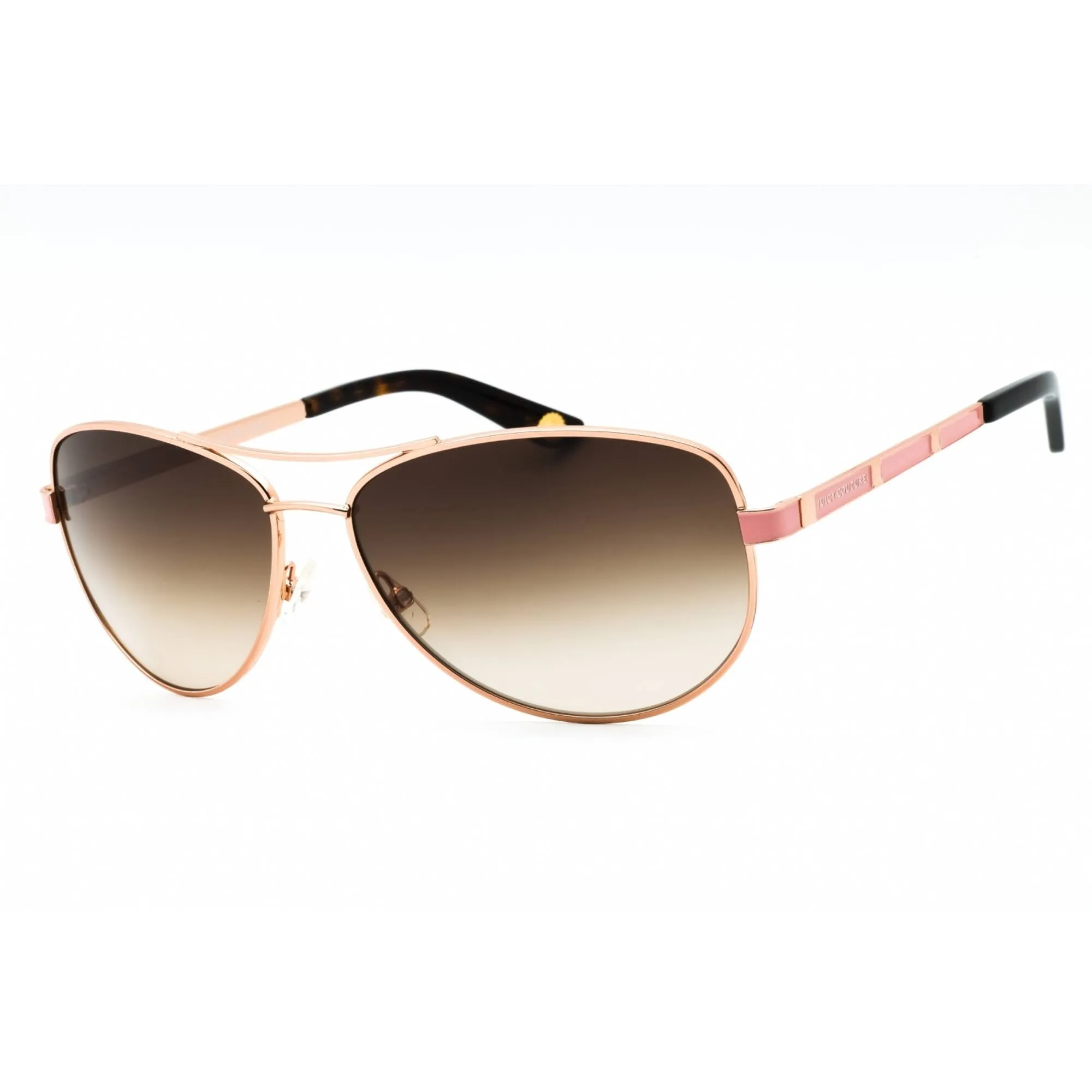 Juicy Couture Women's Sunglasses - Red Gold Metal Full Rim Aviator | JU 554/S 0AU2 Y6