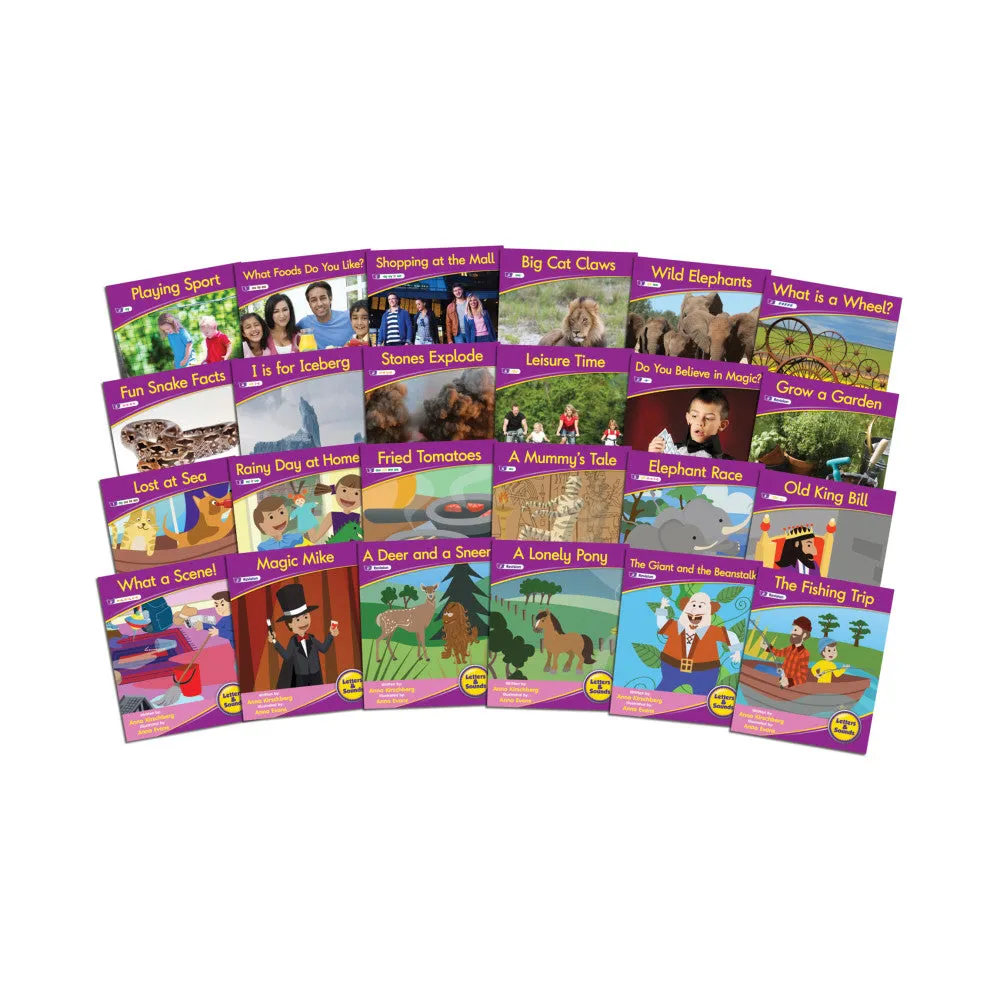 Junior Learning Vowel Sounds Readers - Engaging Fiction Set for Early Readers