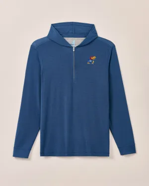 Kansas Welsey Performance 1/4 Zip Hoodie