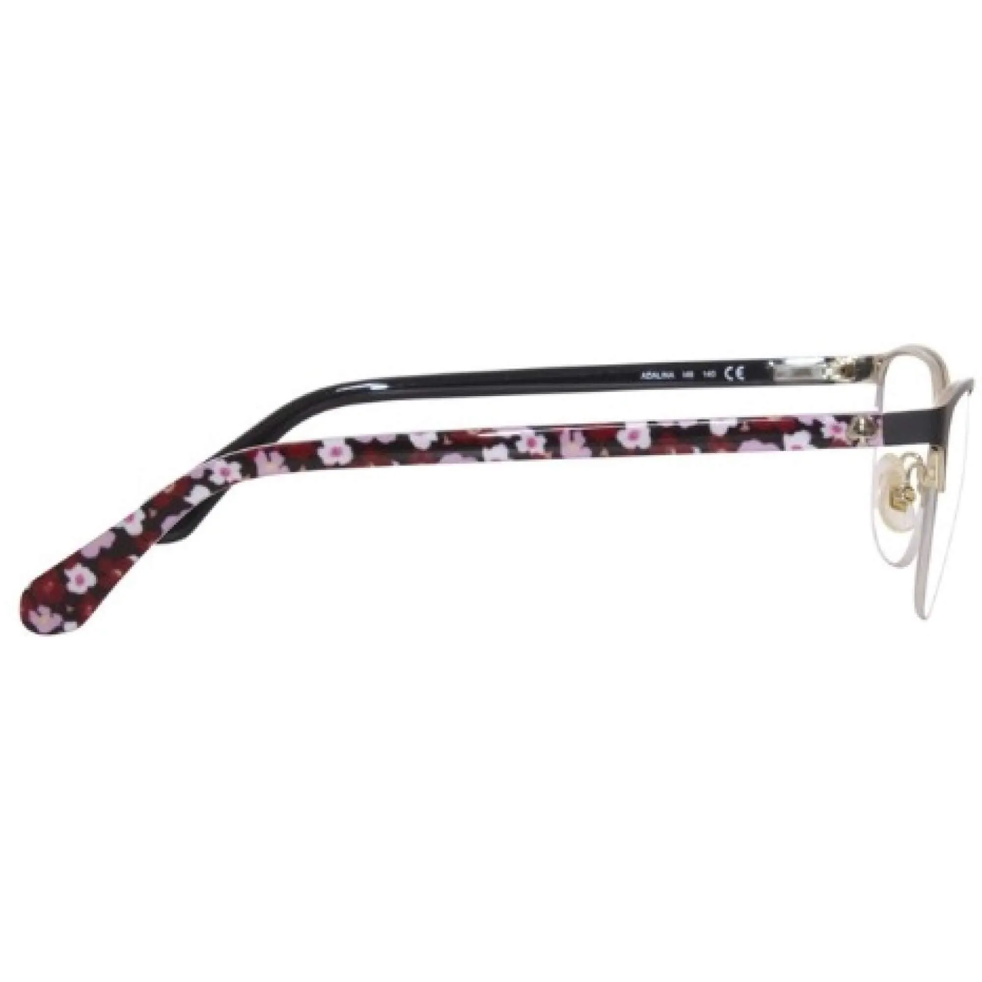 Kate Spade Women's Eyeglasses - Black Gold Cat Eye Frame | KATE SPADE ADALINA 0I46