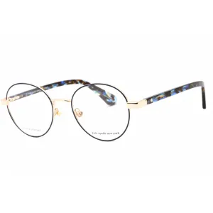 Kate Spade Women's Eyeglasses - Gold Blue Round Full Rim Frame | Marciann 0LKS 00