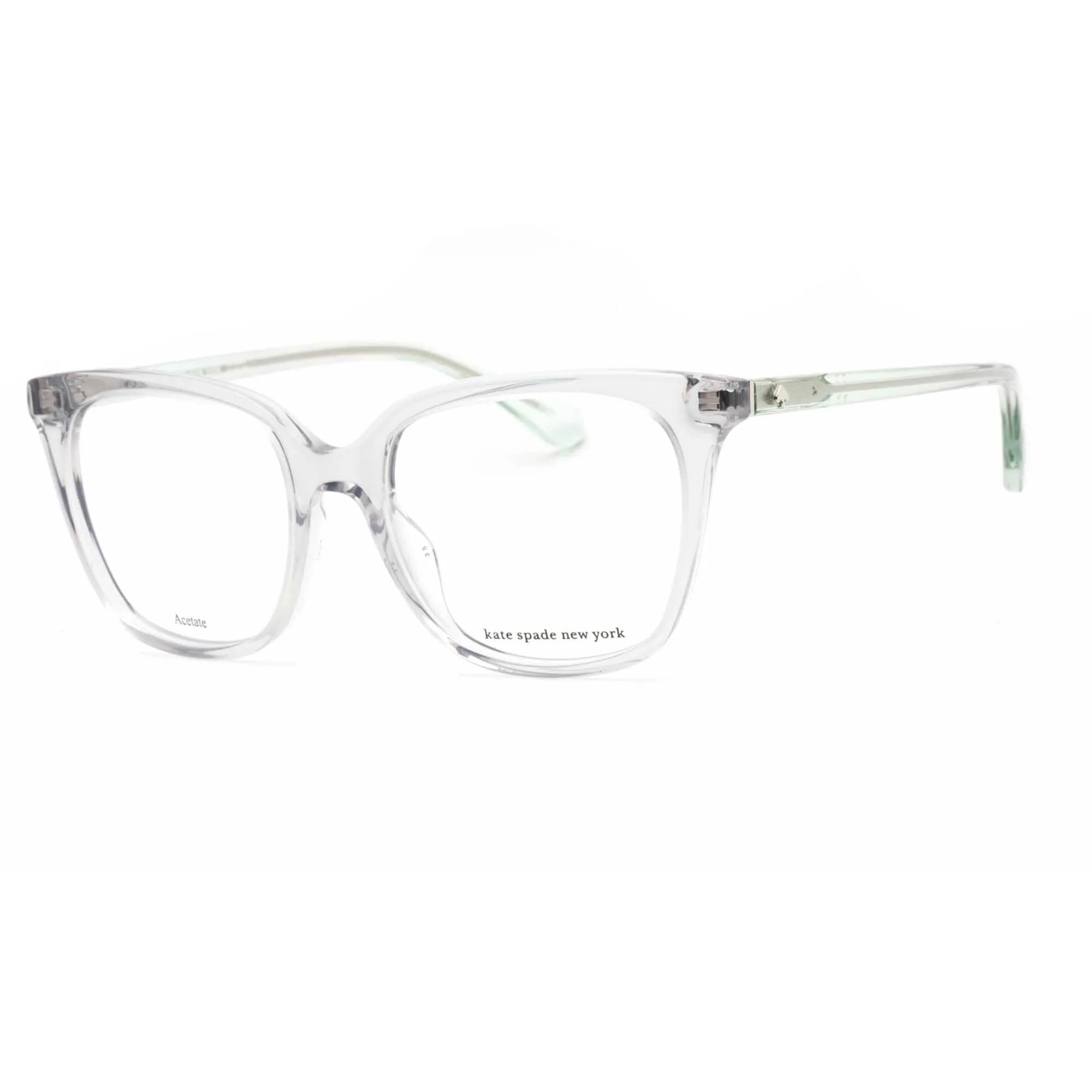 Kate Spade Women's Eyeglasses - Transparent Grey Cat Eye Shape Frame | Alessandria KB7