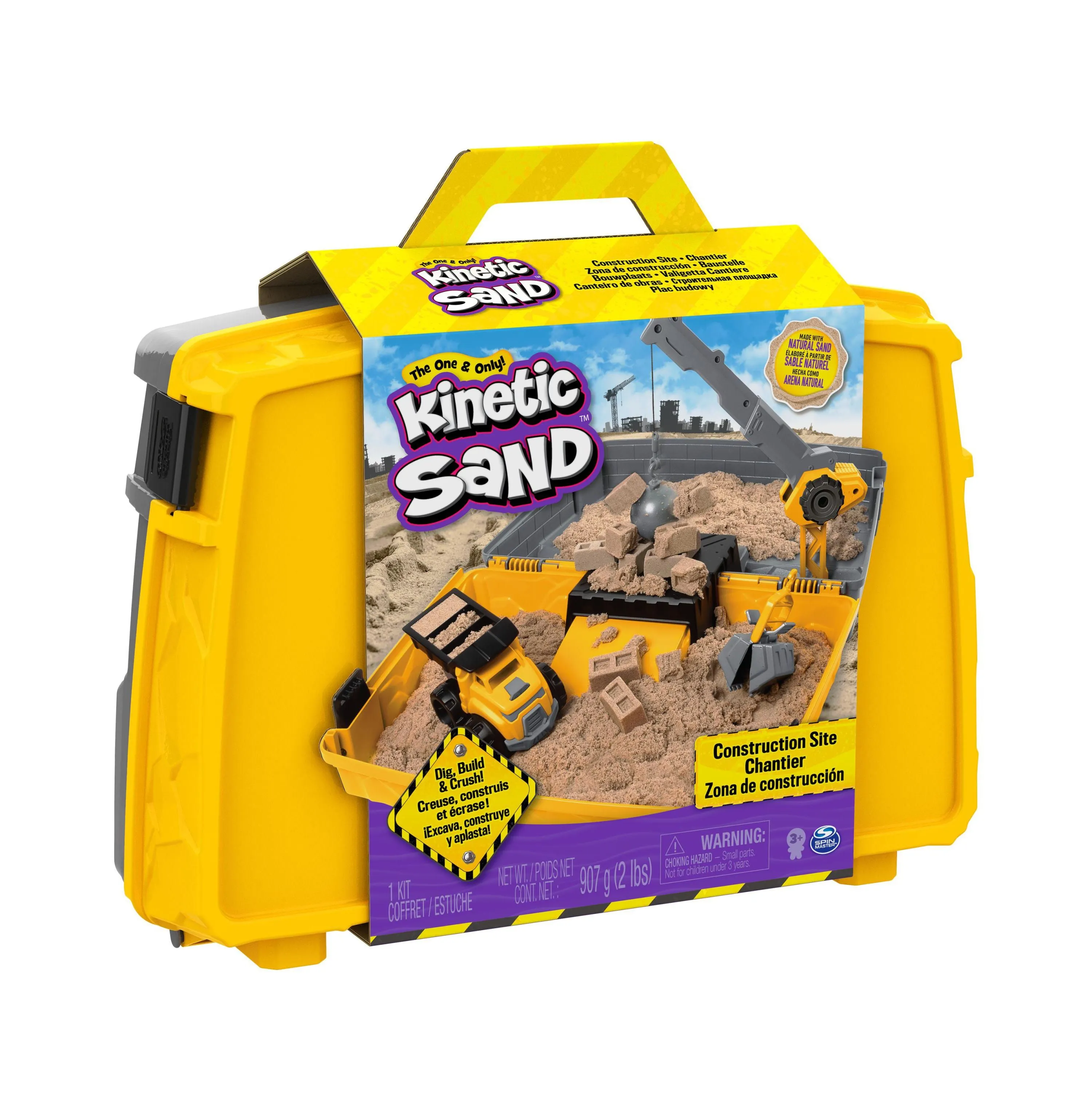 Kinetic Sand - Construction Site Sandbox Playset