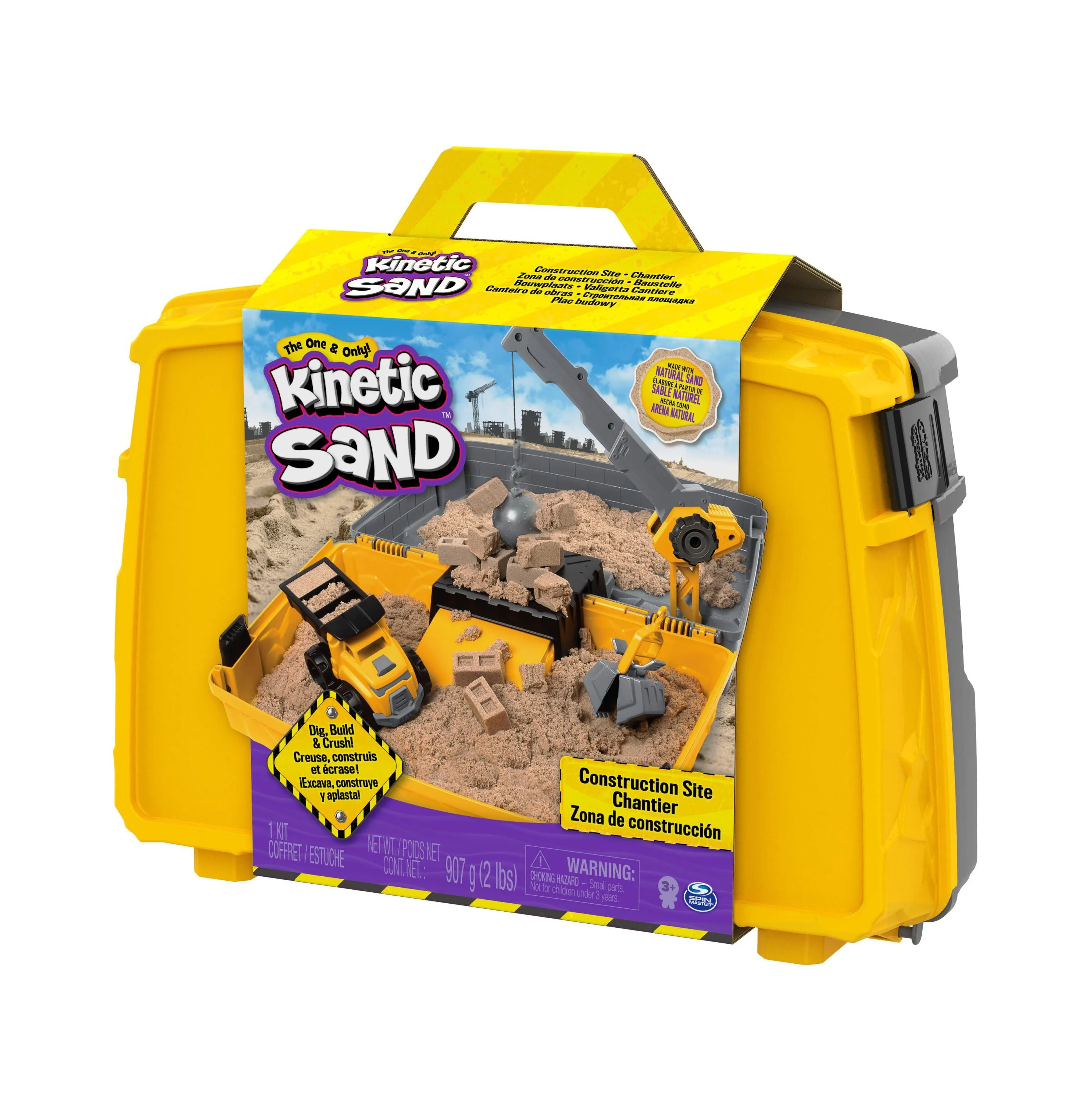 Kinetic Sand - Construction Site Sandbox Playset