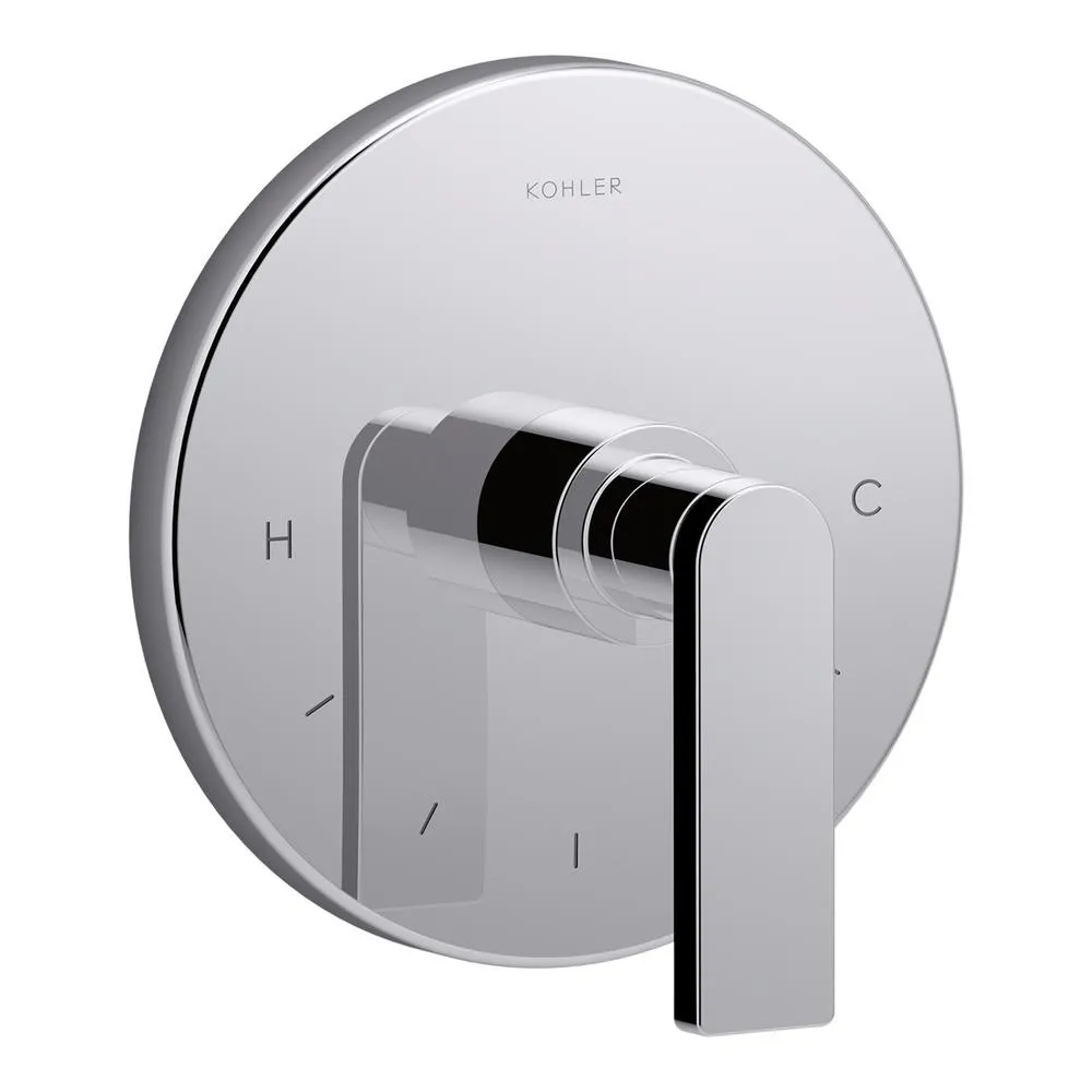 Kohler T73133 Composed thermostatic valve trim with single handle