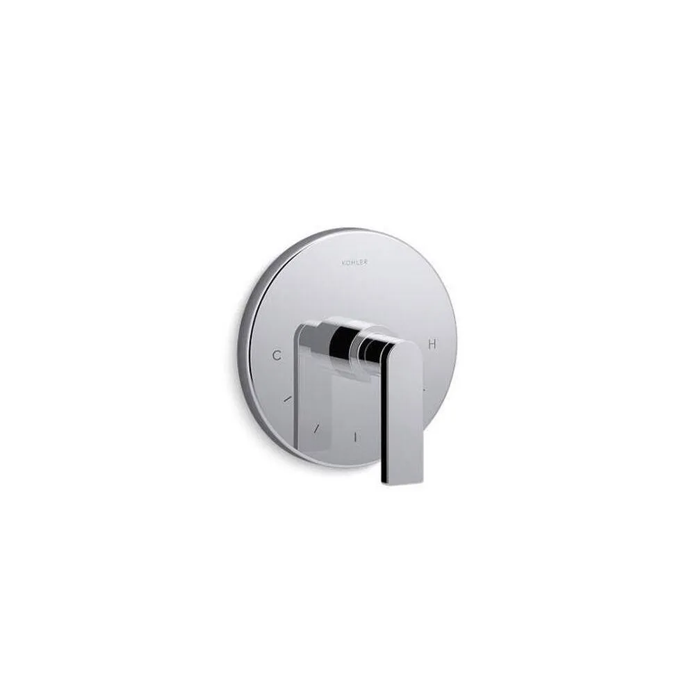 Kohler T73133 Composed thermostatic valve trim with single handle