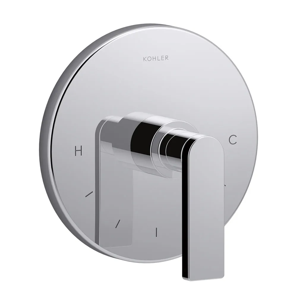 Kohler T73133 Composed thermostatic valve trim with single handle