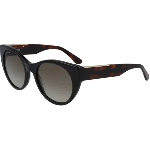 Lacoste Women's Sunglasses - Black Cat Eye Frame Brown Lens | LACOSTE L913S 001