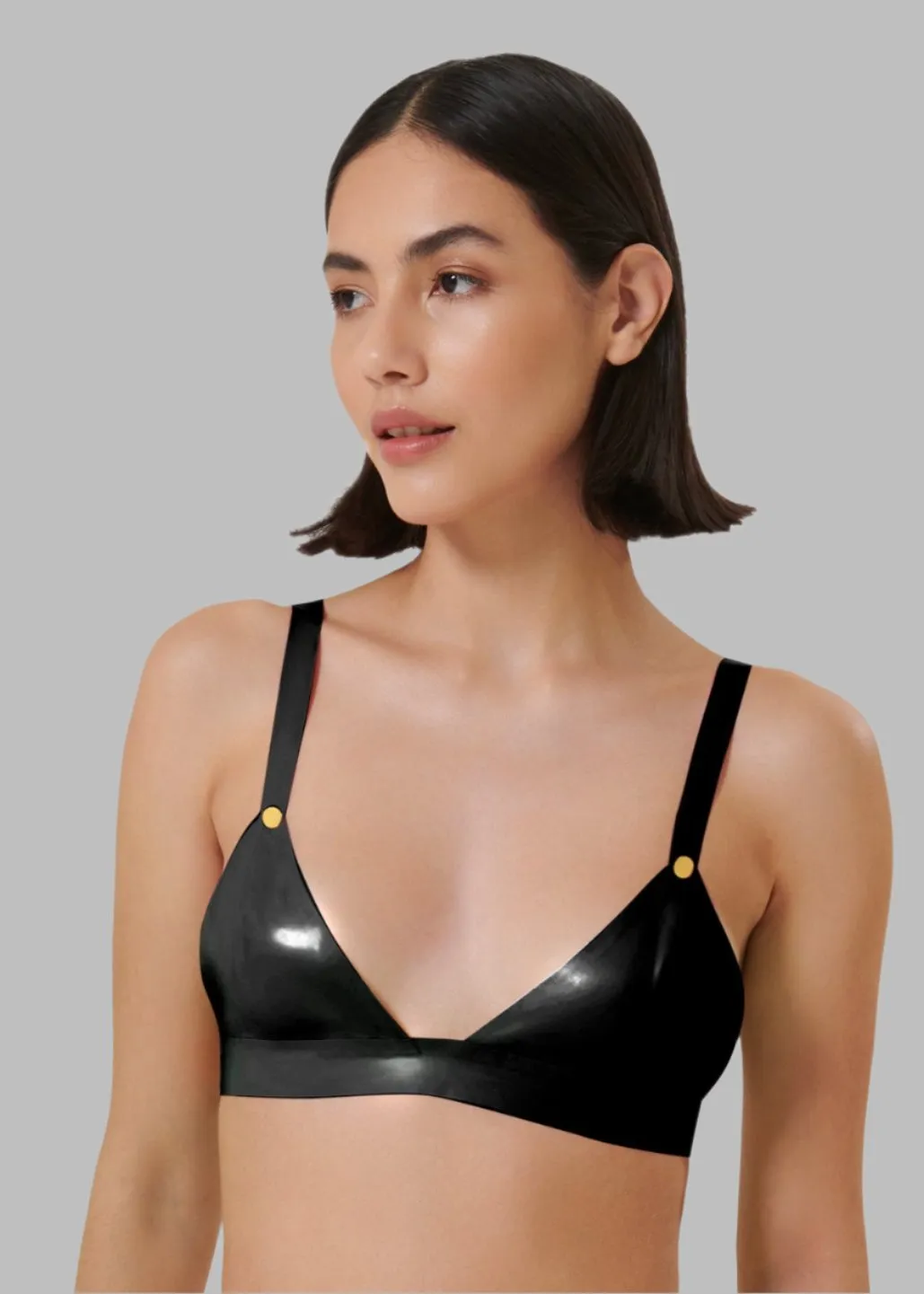 Latex Soft Bra (Black)