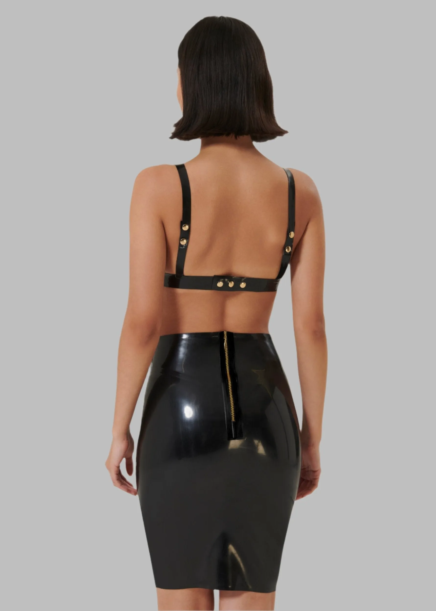 Latex Soft Bra (Black)