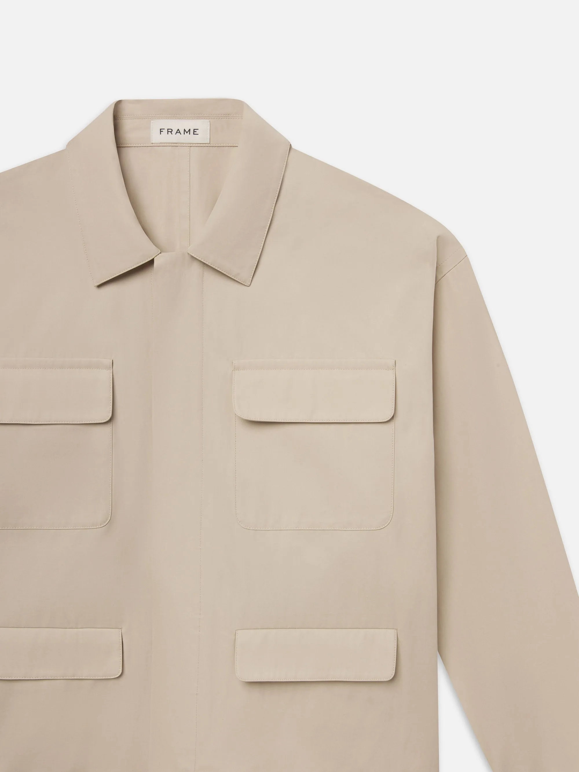 Light Multi Pocket Jacket -- Light Beige