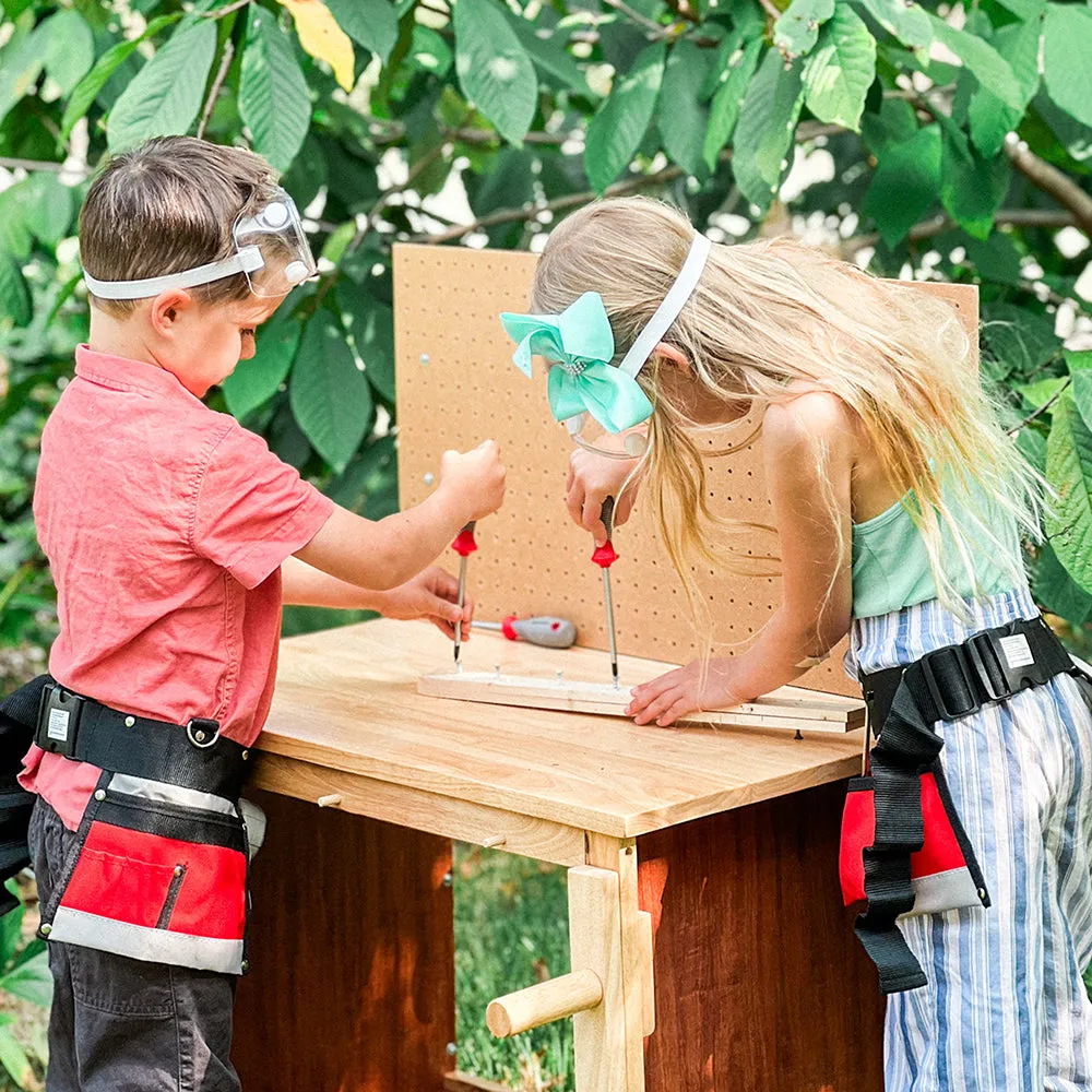 Little Carpenter Kids Wooden Work Bench