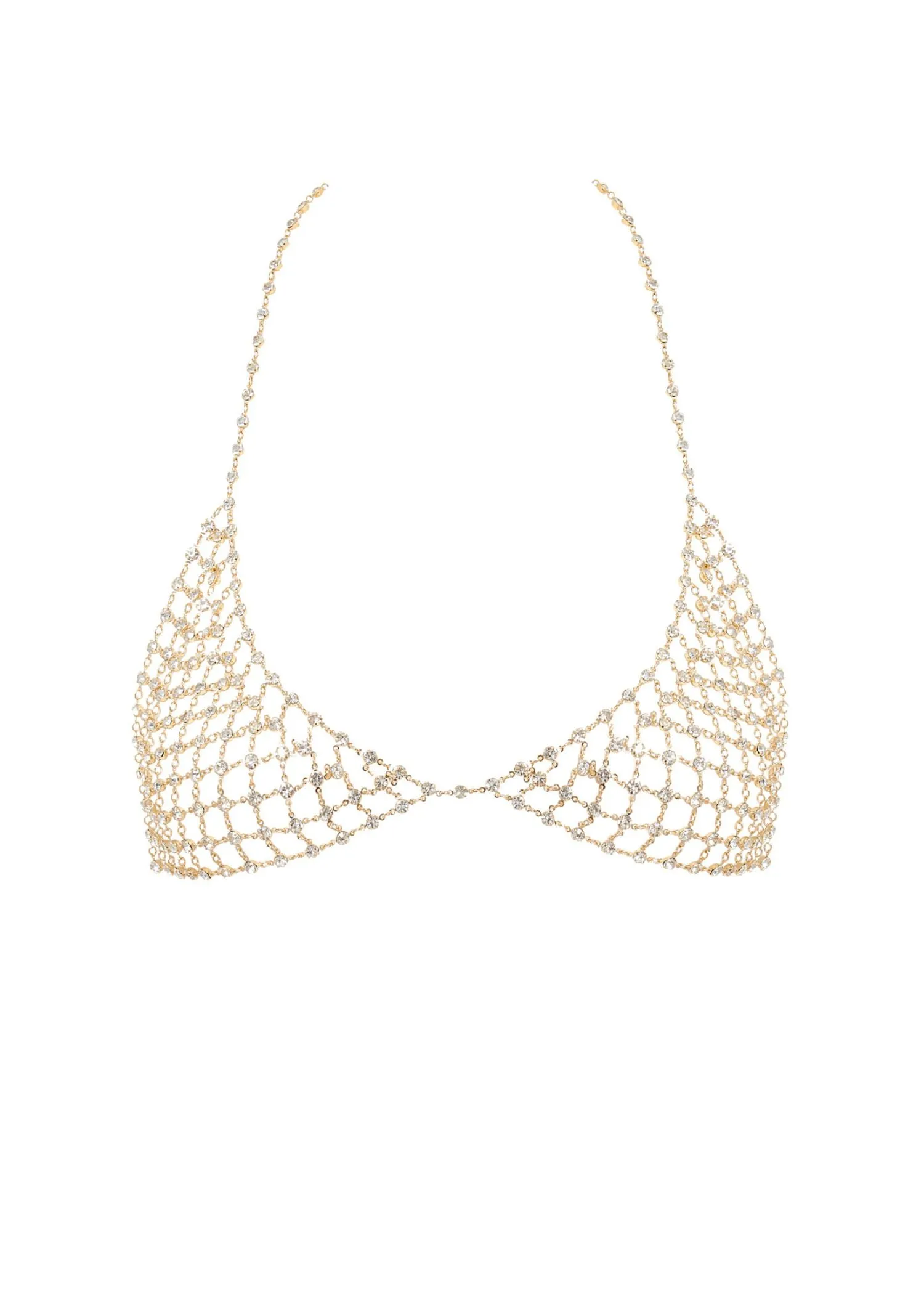 Marli Diamond Lattice Soft Bra (Gold/Clear)