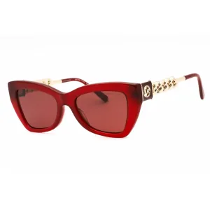 Michael Kors Women's Sunglasses - Transparent Dark Red Full Rim Frame | 0MK2205 394975
