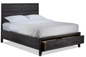 Miller 3-Piece King Storage Bed - Grey