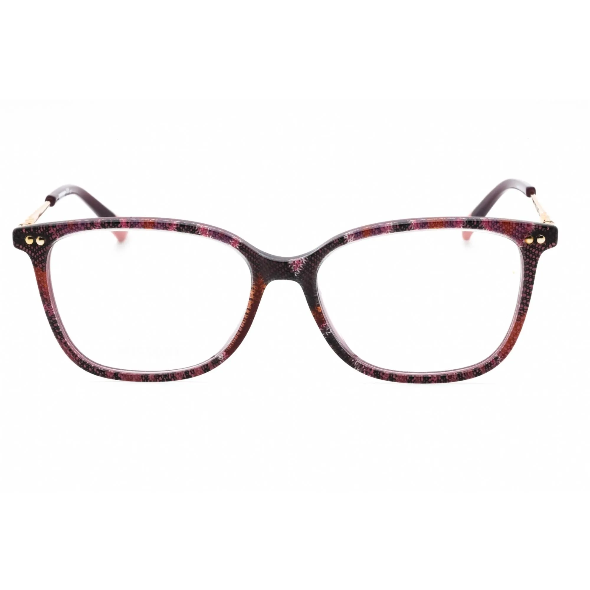 Missoni Women's Eyeglasses - Pattern Pink Violet Plastic Square | MIS 0085 0S68 00