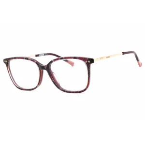 Missoni Women's Eyeglasses - Pattern Pink Violet Plastic Square | MIS 0085 0S68 00