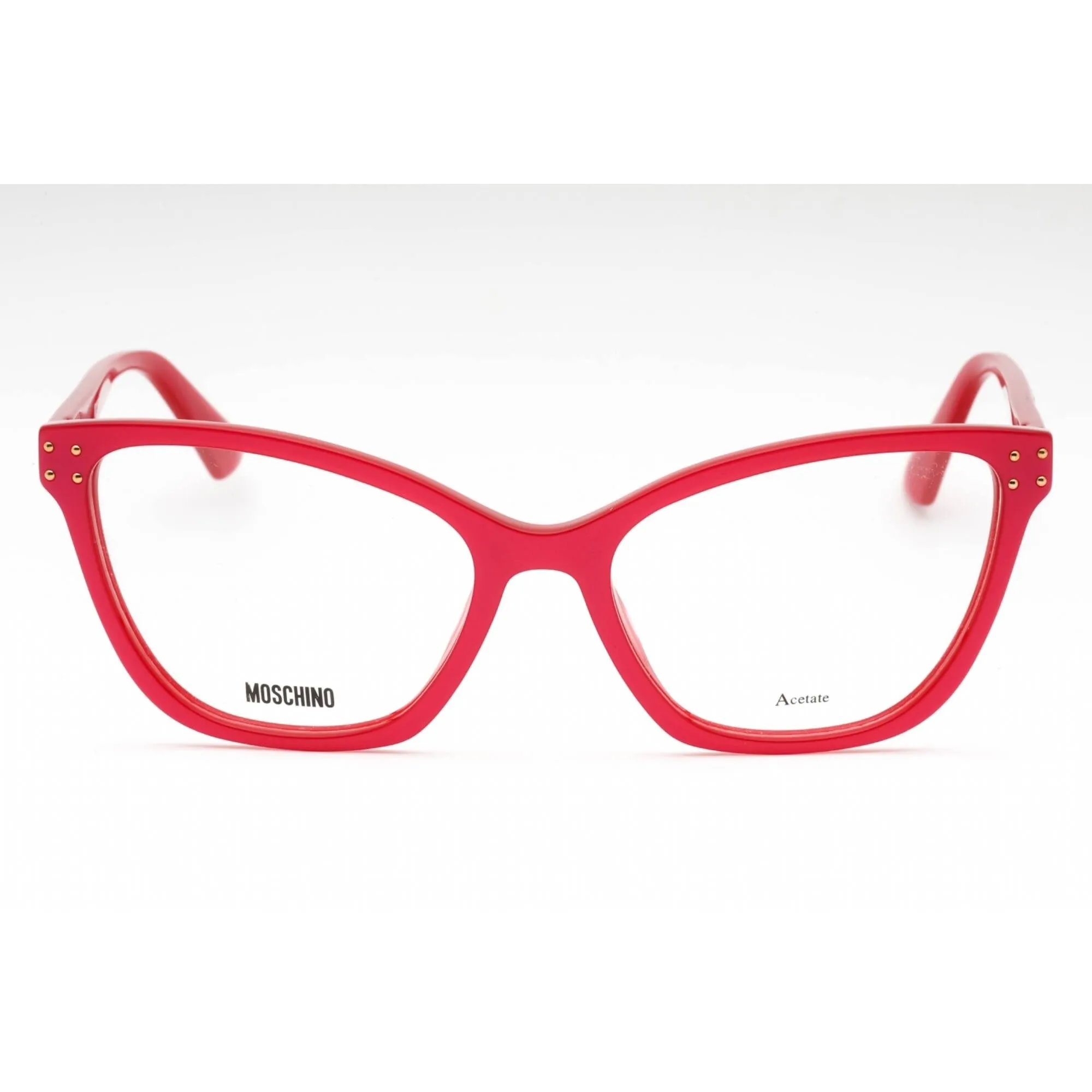 Moschino Women's Eyeglasses - Fuchsia Plastic Cat Eye Full Rim Frame | MOS595 MU1