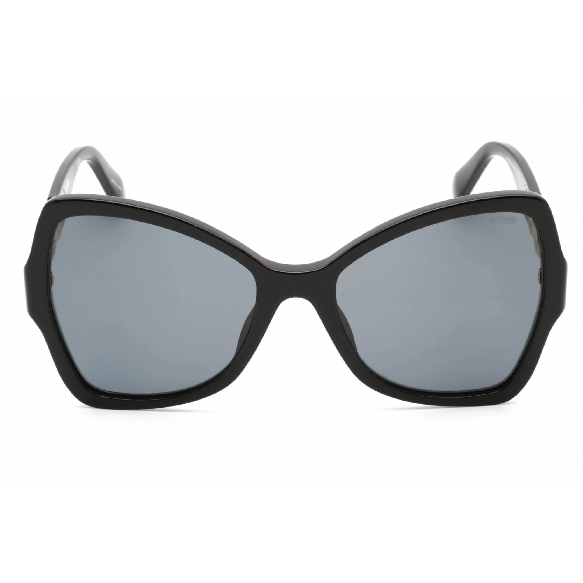 Moschino Women's Sunglasses - Black Rectangular Frame Grey Lens | MOS099/S 0807 IR