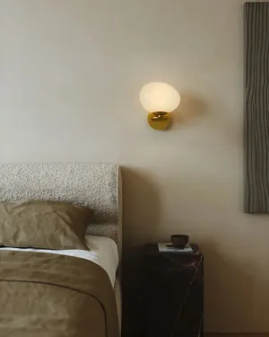 Mouth-blown Asymmetrical Glass Wall Light