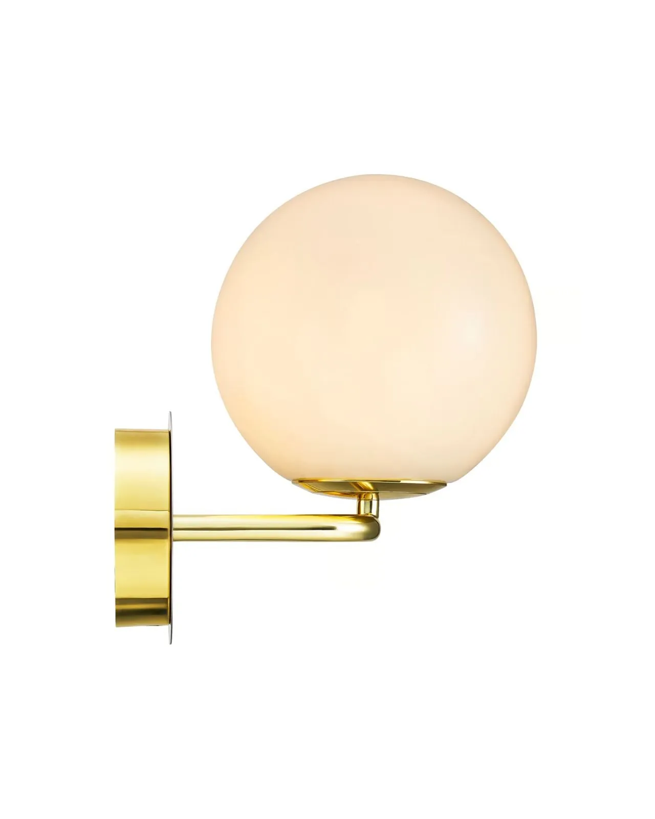 Mouth-blown Asymmetrical Glass Wall Light