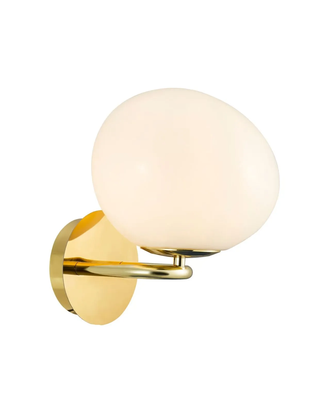 Mouth-blown Asymmetrical Glass Wall Light