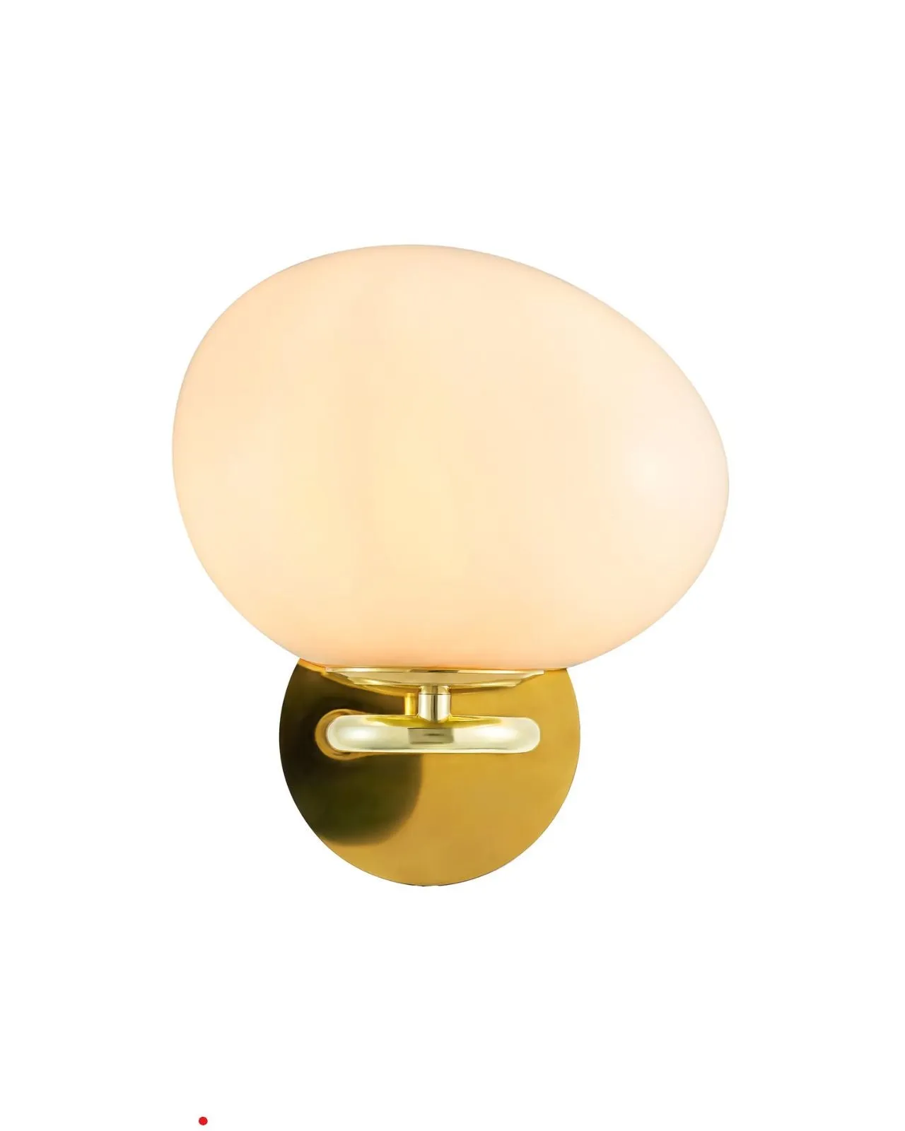 Mouth-blown Asymmetrical Glass Wall Light
