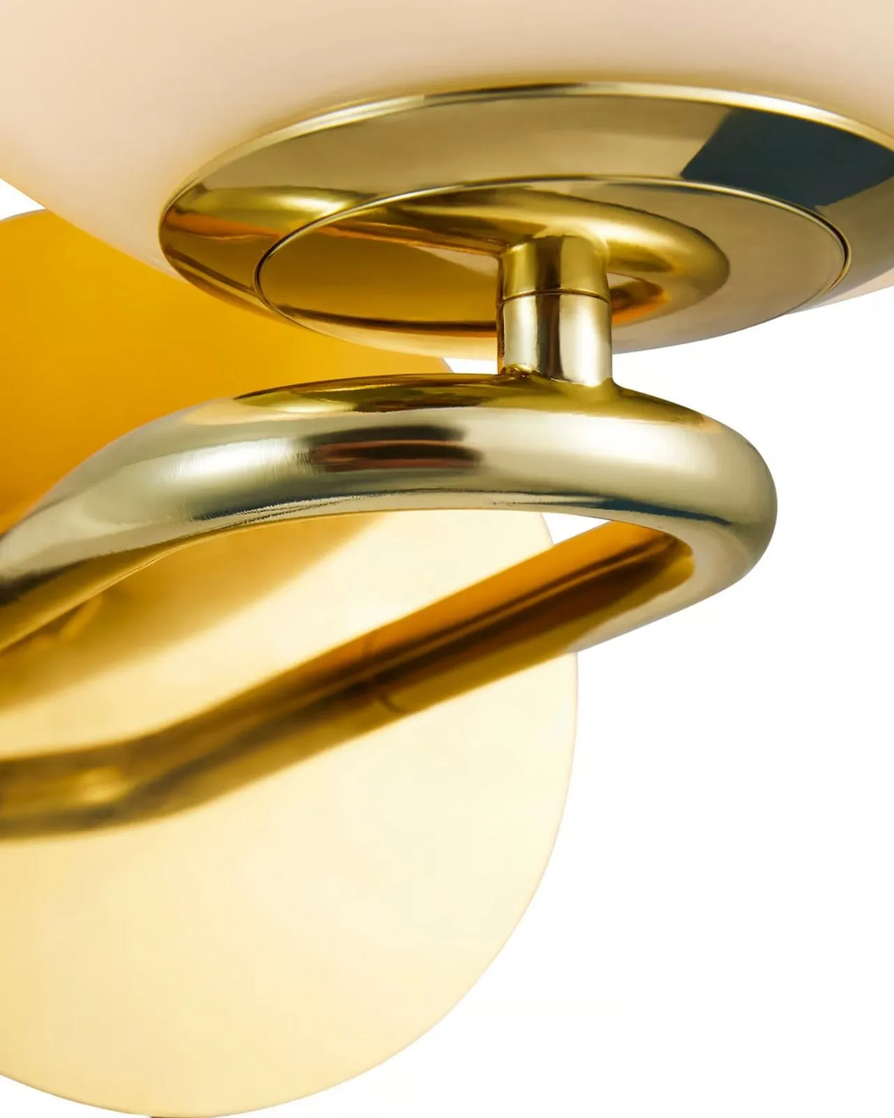Mouth-blown Asymmetrical Glass Wall Light