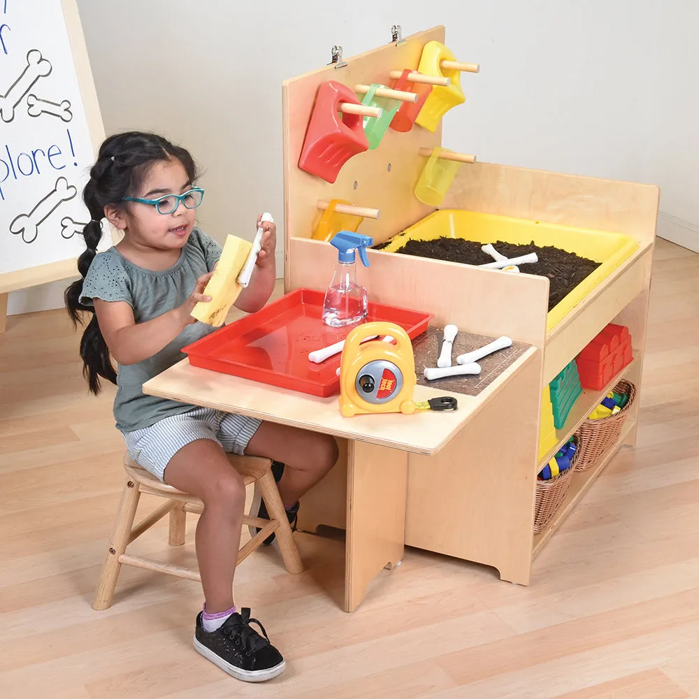 Multi-Functional Innovation Station | Sensory Play, Table, and Easel Combo
