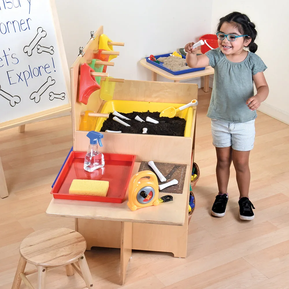 Multi-Functional Innovation Station | Sensory Play, Table, and Easel Combo