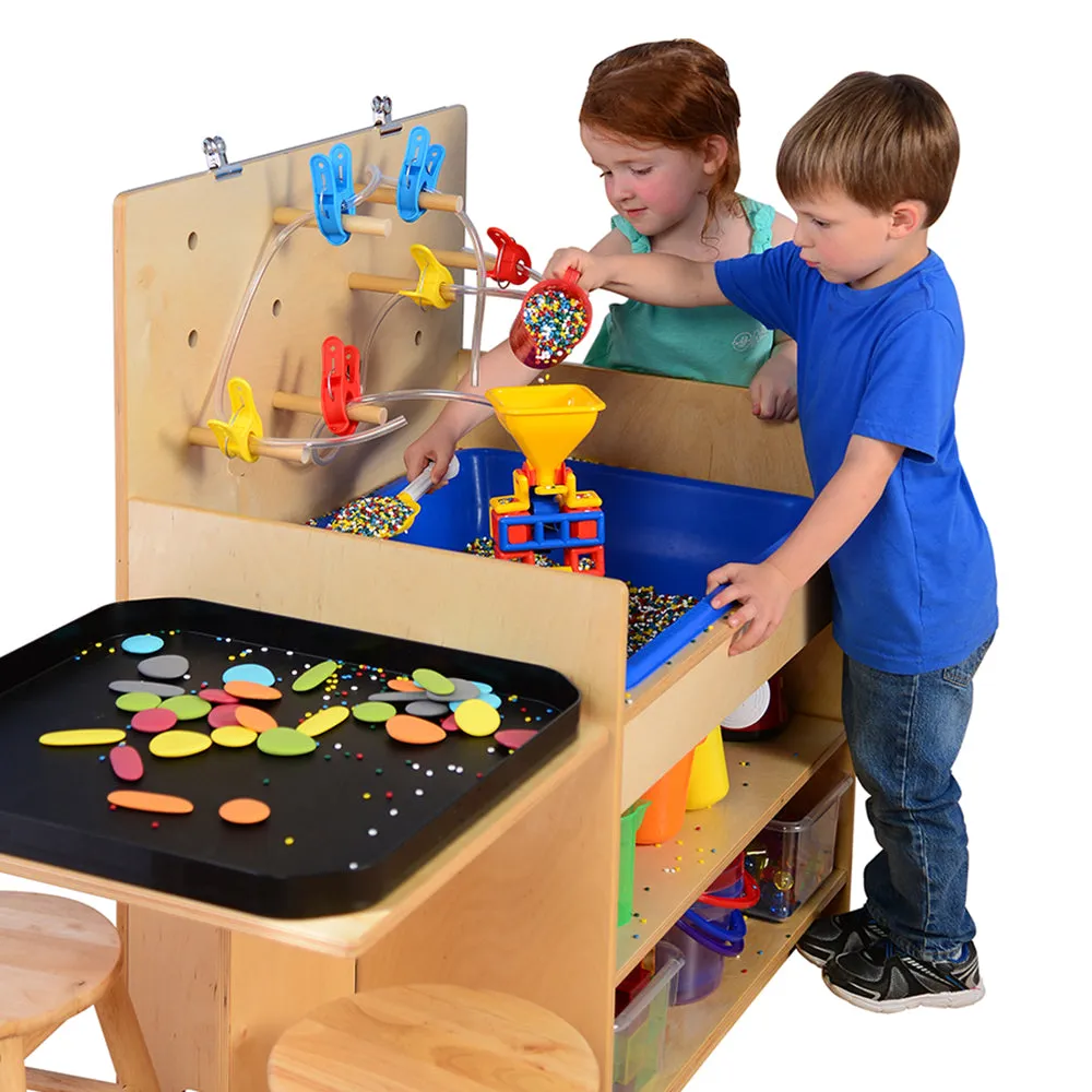Multi-Functional Innovation Station | Sensory Play, Table, and Easel Combo