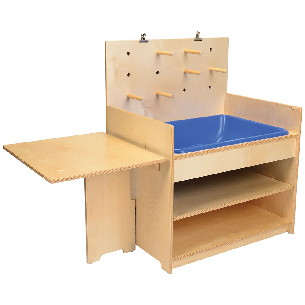 Multi-Functional Innovation Station | Sensory Play, Table, and Easel Combo