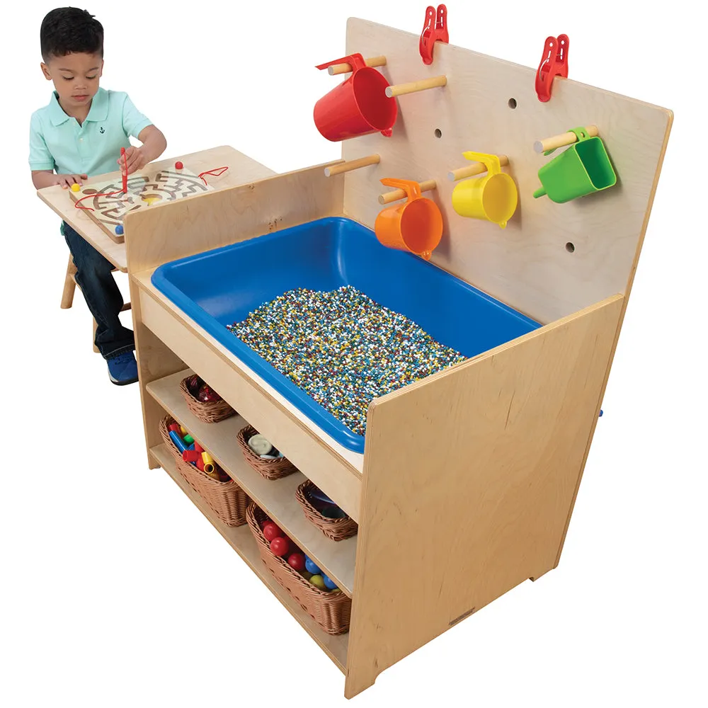 Multi-Functional Innovation Station | Sensory Play, Table, and Easel Combo