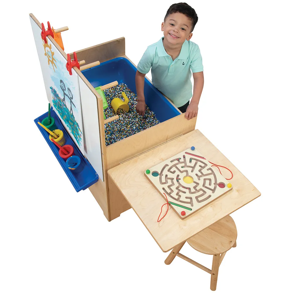 Multi-Functional Innovation Station | Sensory Play, Table, and Easel Combo