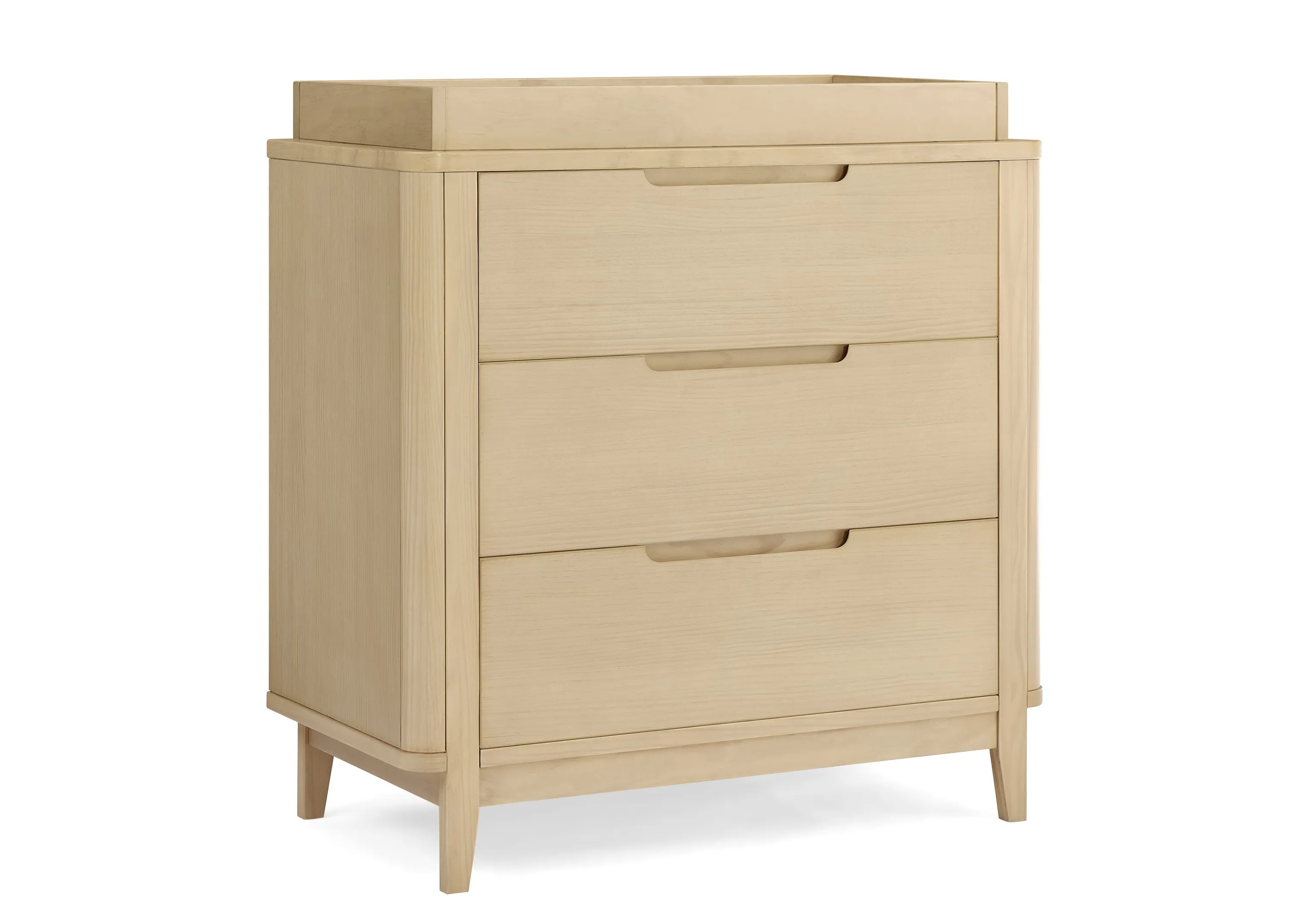 Noah 3 Drawer Dresser with Changing Top and Interlocking Drawers