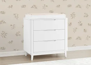 Noah 3 Drawer Dresser with Changing Top and Interlocking Drawers