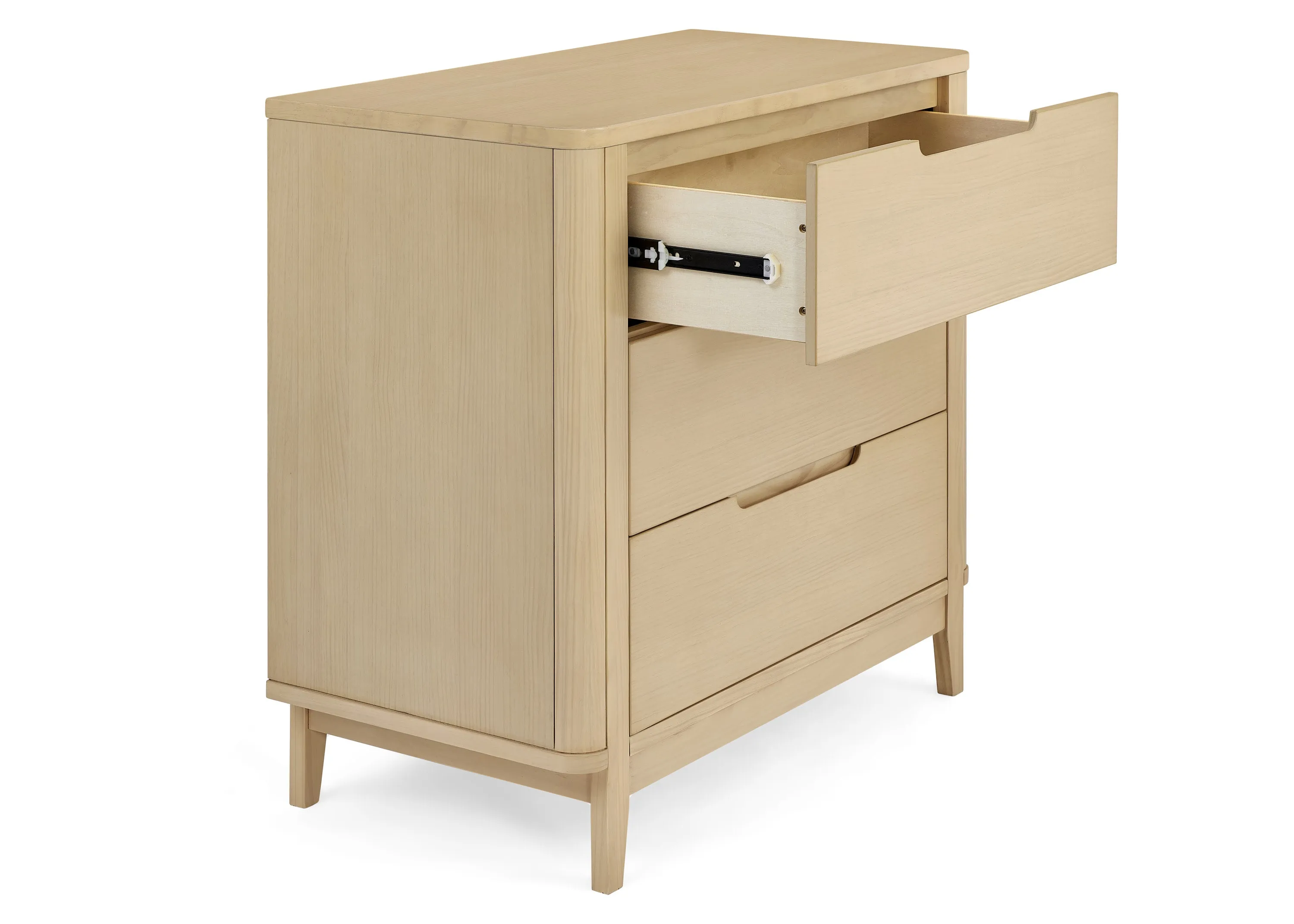 Noah 3 Drawer Dresser with Changing Top and Interlocking Drawers