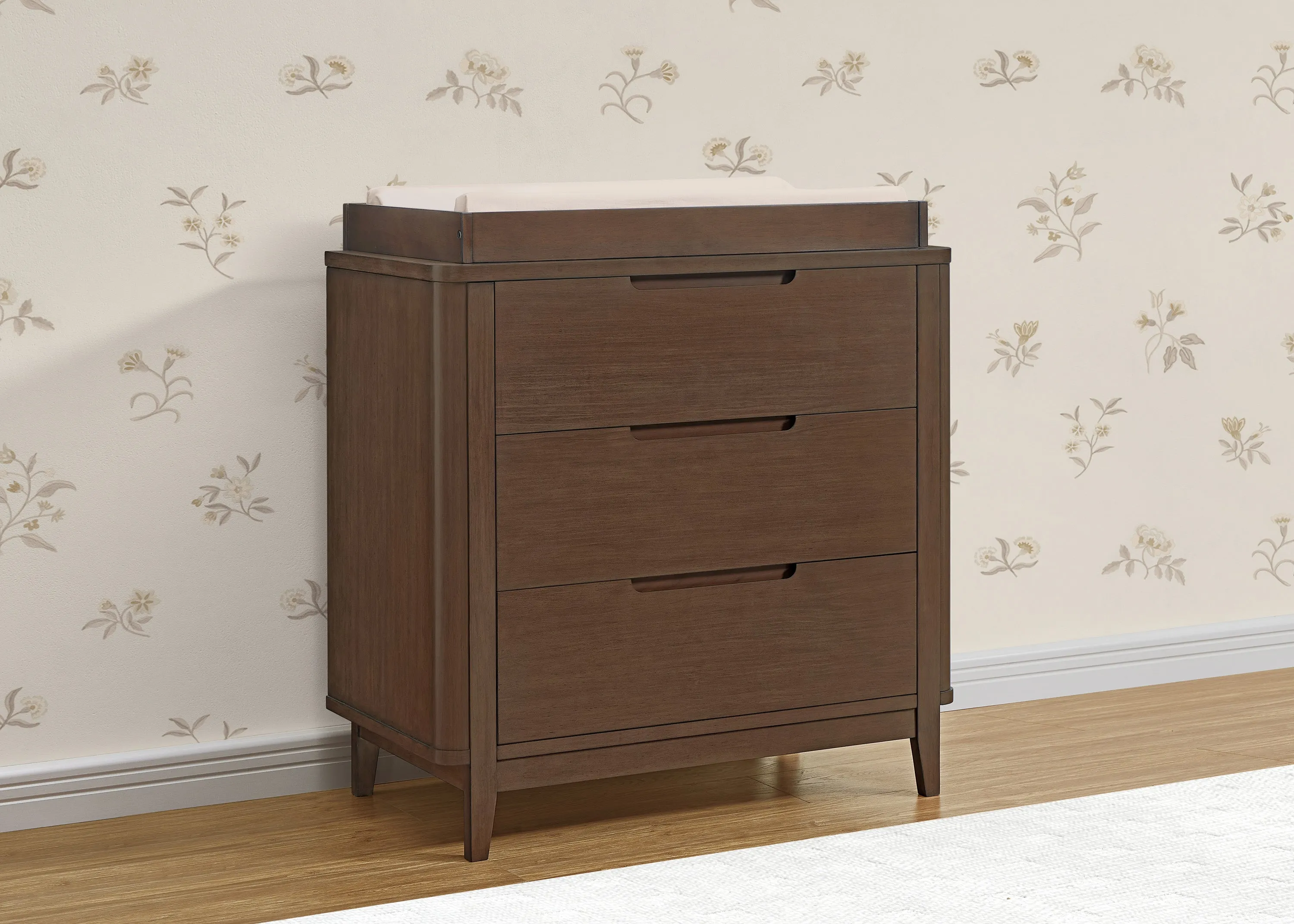 Noah 3 Drawer Dresser with Changing Top and Interlocking Drawers