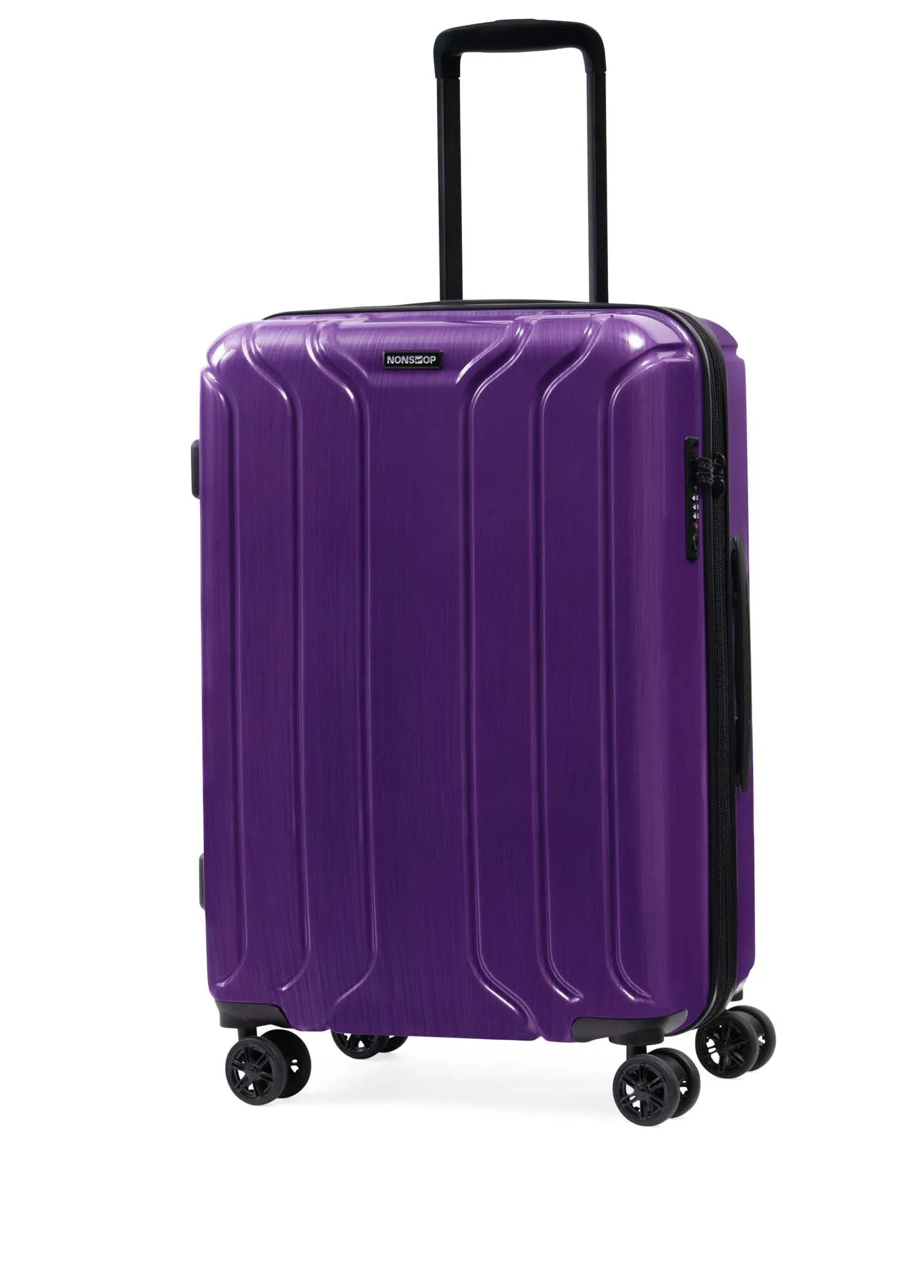 NONSTOP New York Elite 3-Piece Expandable Spinner Luggage Set with Powerbank & 3-Piece Packing Cube Set