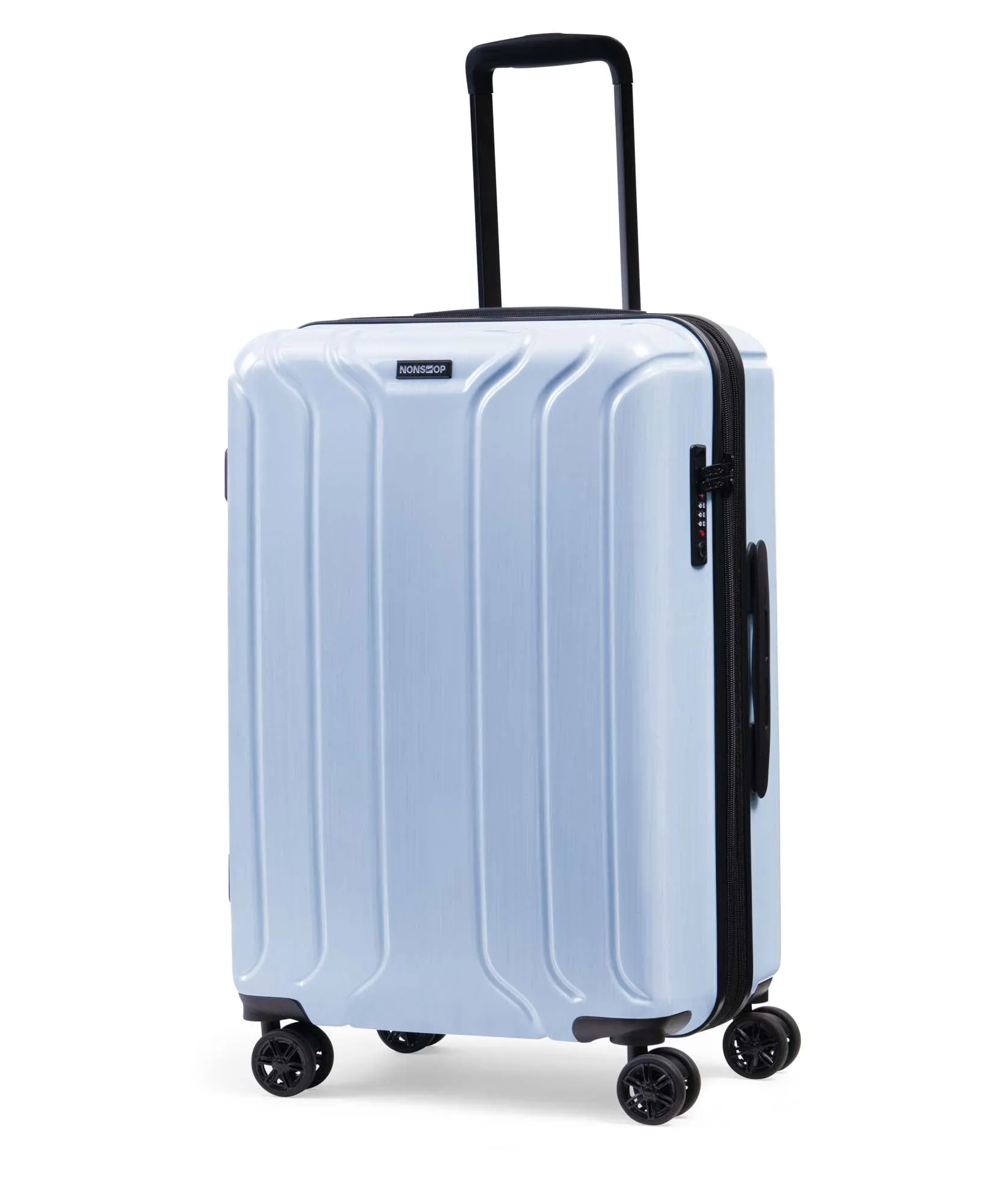 NONSTOP New York Elite 3-Piece Expandable Spinner Luggage Set with Powerbank & 3-Piece Packing Cube Set